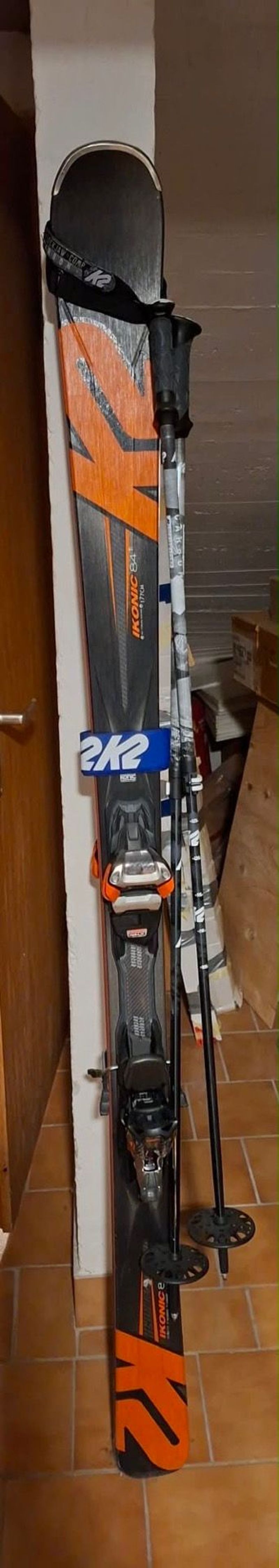 K2 Ikonic 84T Skis 177cm 2020 Skiing & Skitouring usato