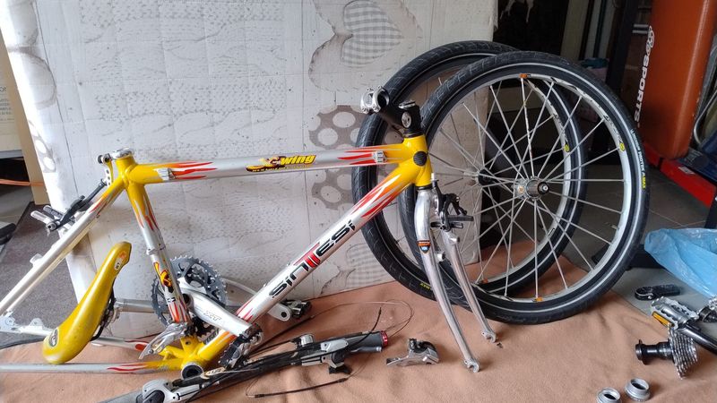 Used Sintesi X-Wing X-Wing MTB Frame 1999 Drivetrain & Pedals