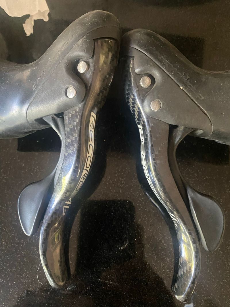 Used Campagnolo Record Shifters 2x11 2014 Drivetrain & Pedals