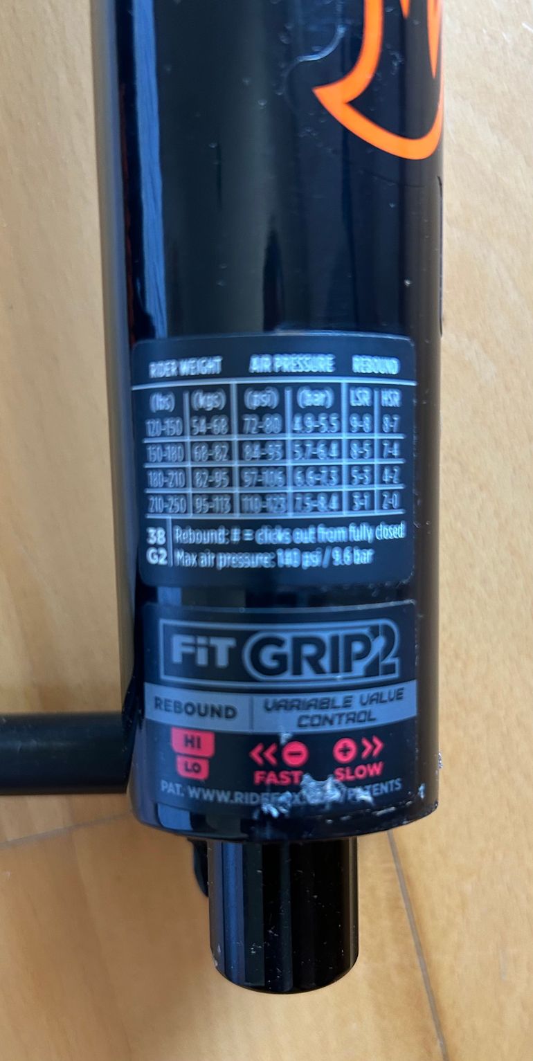Used Fox 38 Factory Grip 2 Fork bike — image 5 of 11