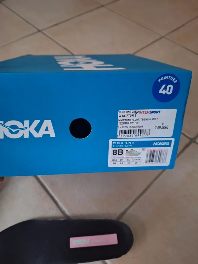 Used Hoka Clifton 9 bike — image 5 of 7