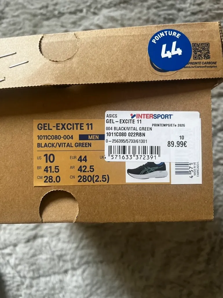 Gebrauchtes Asics Gel-Excite 11 bike — Bild 6 von 6