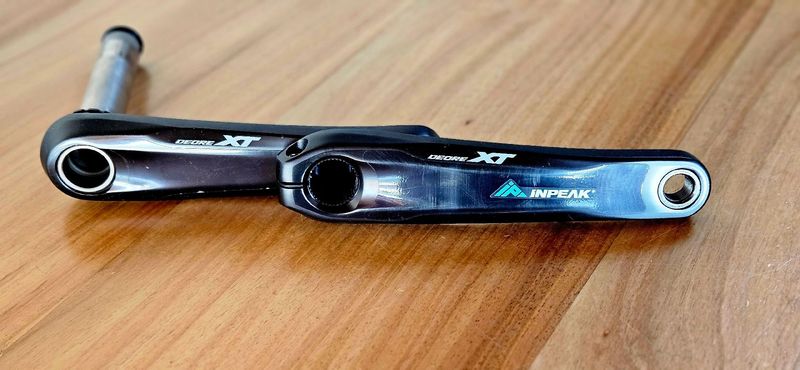 Gebrauchtes Shimano XT Crank Inpeak Powermeter Drivetrain & Pedals