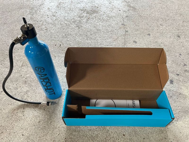 Used Airshot Gonfleur Compresseur pour pneu tubeless Cycling Accessories
