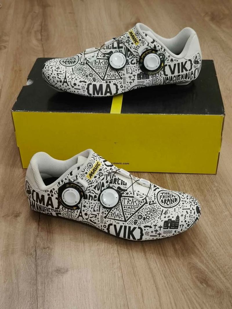 Used Mavic Sapatos de estrada Cosmic PRO II PARIS-NICE LTD Carbon "NEW" 2024 Cycling Shoes
