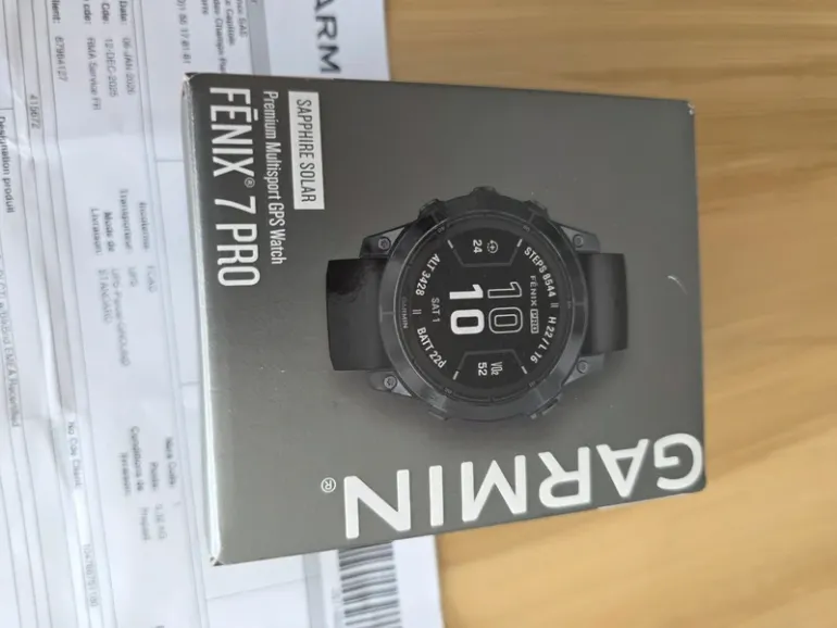 Used Garmin Fenix 7 Pro Sapphire Solar bike — image 2 of 14