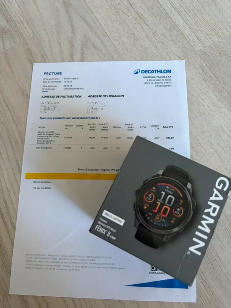Käytetty Garmin Fenix 8 Electronics