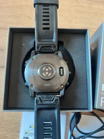 Used Garmin Fenix 7X Sapphire Solar bike — image 3 of 4