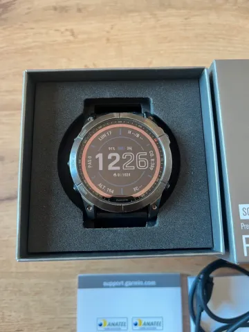 Used Garmin Fenix 7X Sapphire Solar bike — image 2 of 4