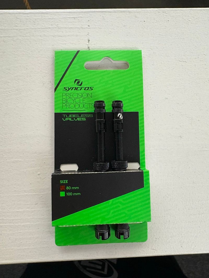 Used Syncros Tubeless Valves Tyres & Tubes