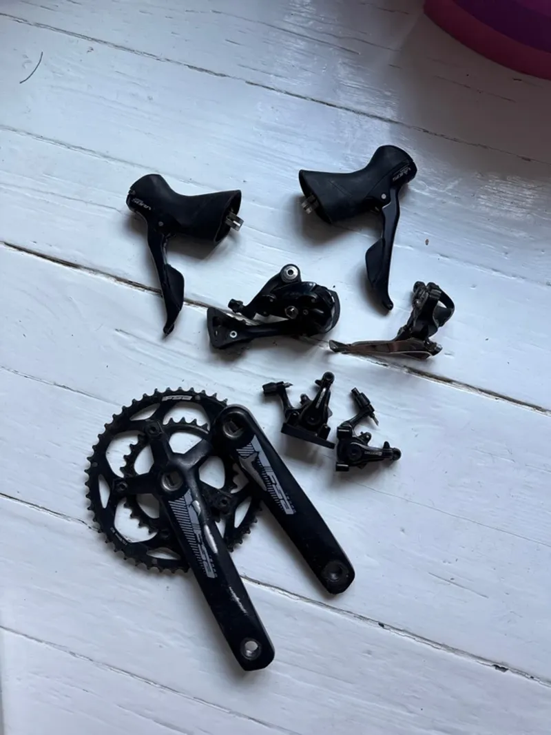 Gebrauchtes Shimano Sora 9 speed STI with Decode R calipers 2020 Groupset