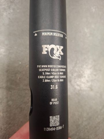Used Fox Transfer SL Dropper Post 2025 bike — image 3 of 6