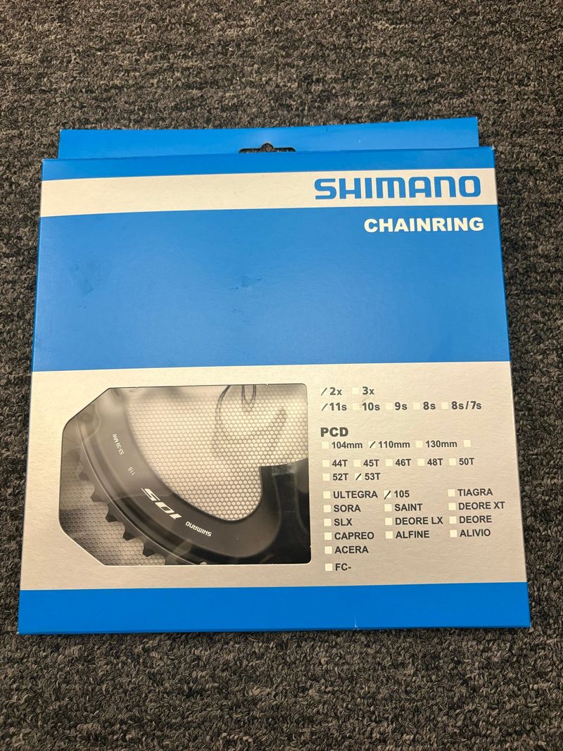 Used Shimano 105 FC-R7000 53t Drivetrain & Pedals