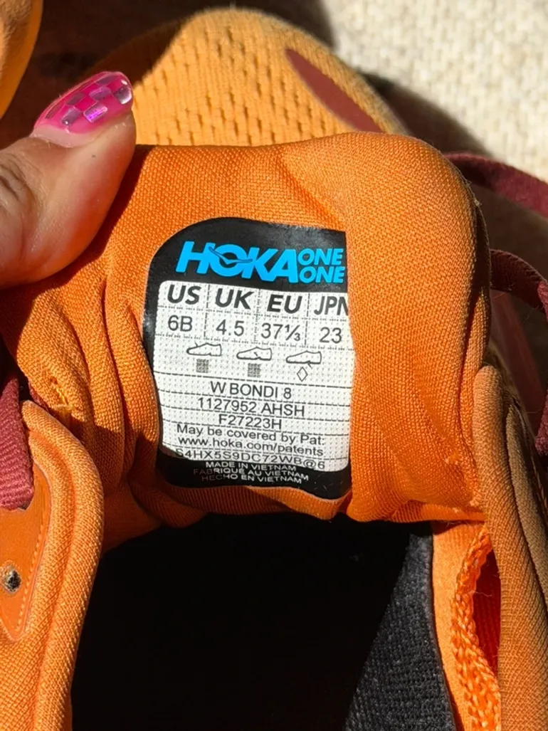 Used Orange Hoka Bondi 8 bike — image 3 of 3