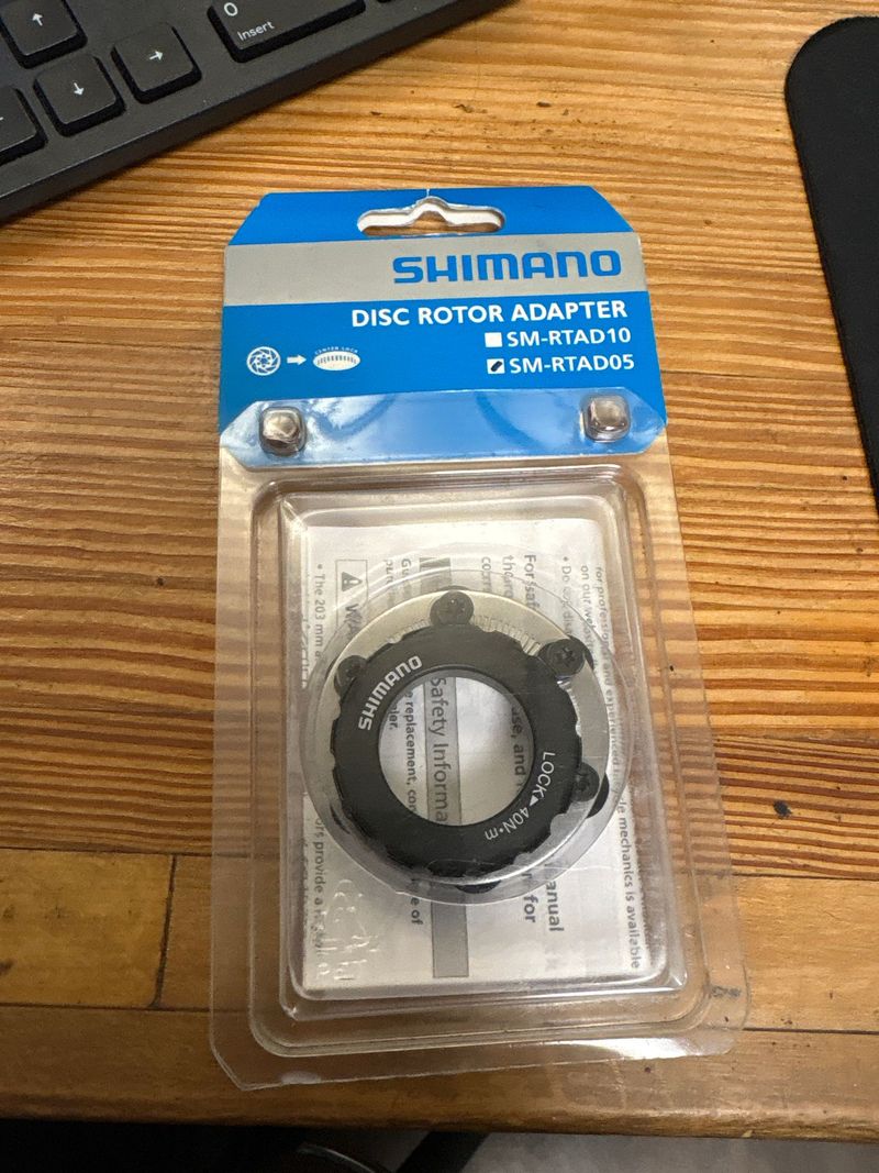 Used Shimano SM-RTAD05 Disc Rotor Adaptor Brakes