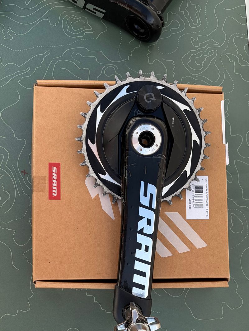 Used Sram XX SL Crankset with Powermeter 2025 Drivetrain & Pedals
