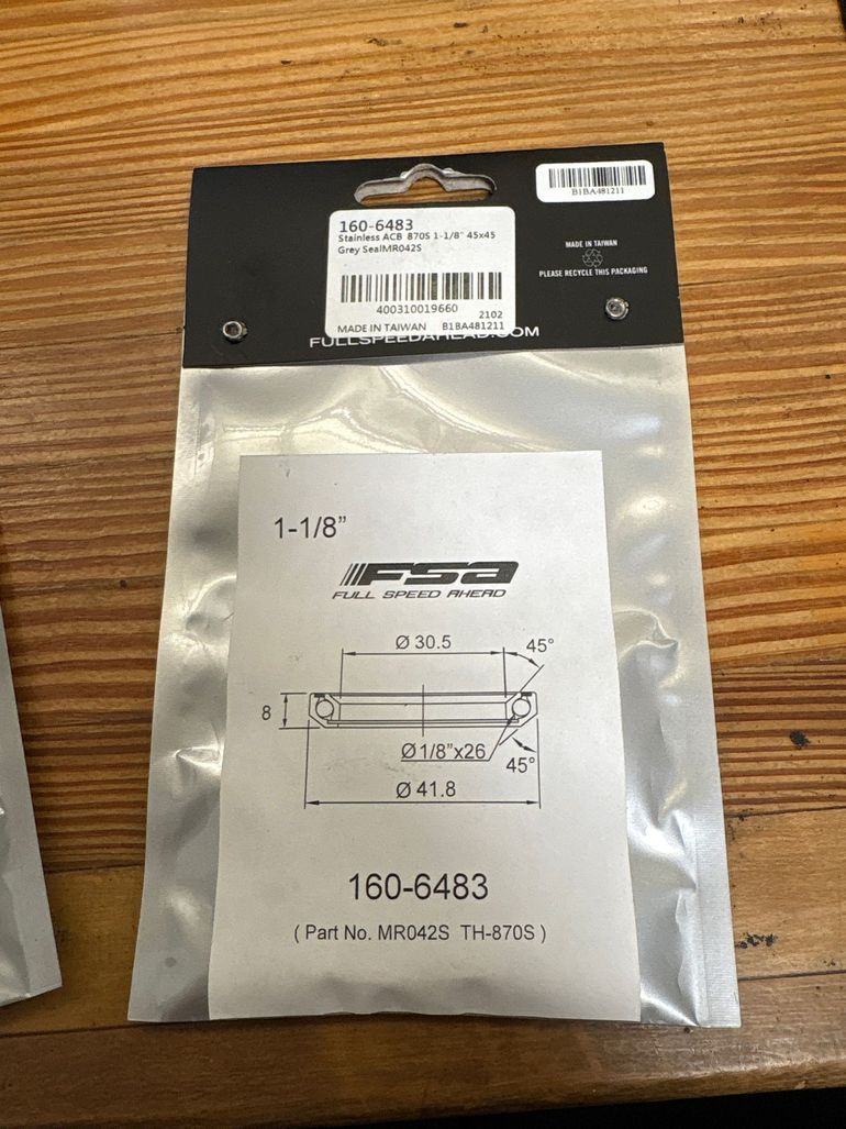 Used Fsa Micro ACB Headset Bearing bike — image 2 of 3