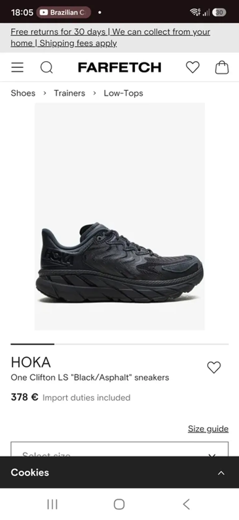 Used Hoka Clifton LS bike — image 9 of 11
