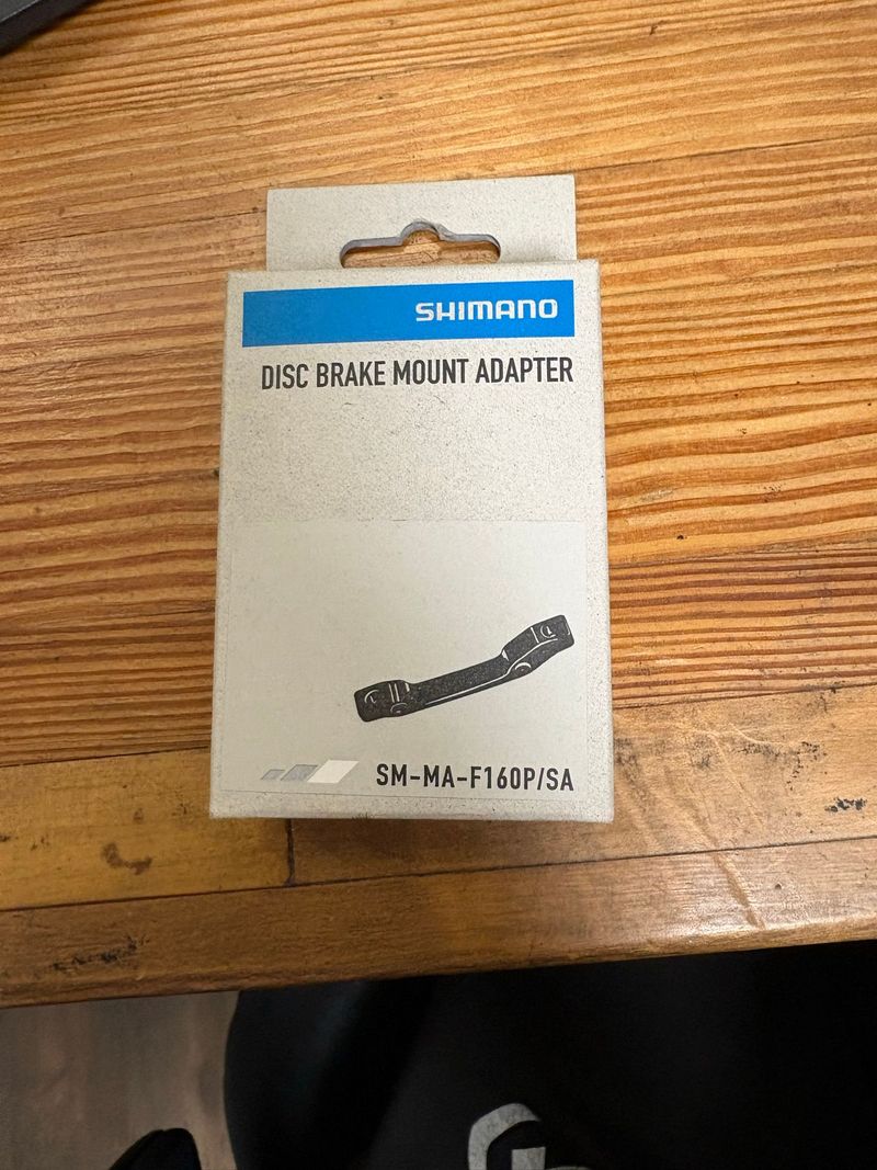 Used Shimano SM-MA-F160P/SA Disc Brake Adaptor Brakes