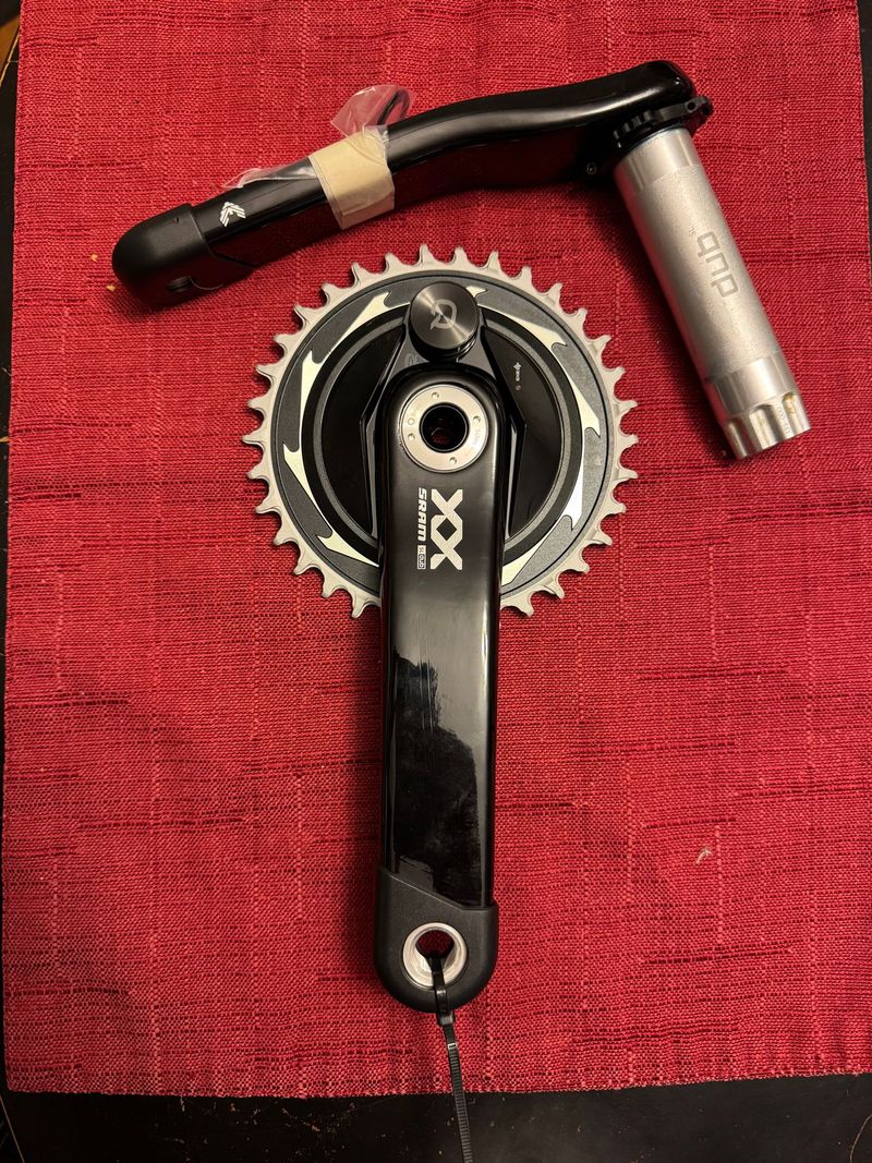 Used Sram XX SL Power Meter Crank Set 2026 Drivetrain & Pedals