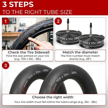Fincci Camera d'Aria 700x35C-38C bike usato — immagine 5 di 8
