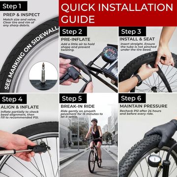 Fincci Camera d'Aria 700x35C-38C bike usato — immagine 7 di 8