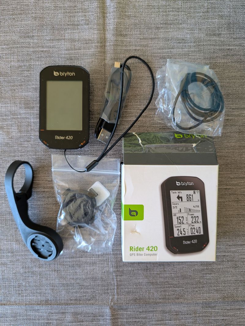Tweedehands Bryton Rider 420 Cycling Accessories