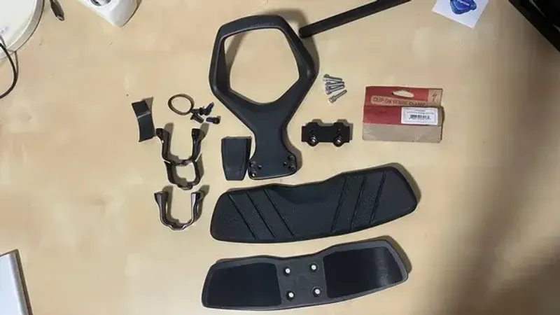 Used Specialized S-Works TT/Triathlon Aero Clip-On Bar Cockpit