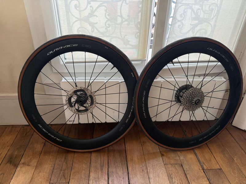 Brugt Shimano Dura Ace C60 Disc Wheels Wheels