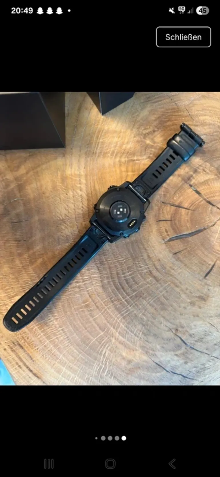 Brugt Garmin Fenix 7 solar sapphire bike — billede 2 af 5