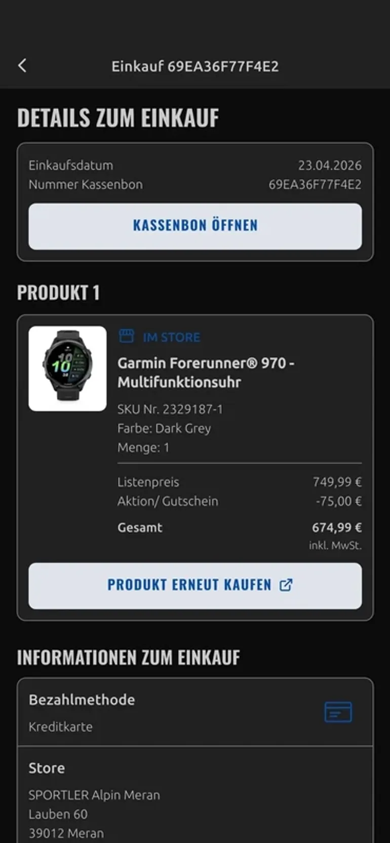 Gebrauchtes Garmin Forerunner 97 bike — Bild 4 von 4