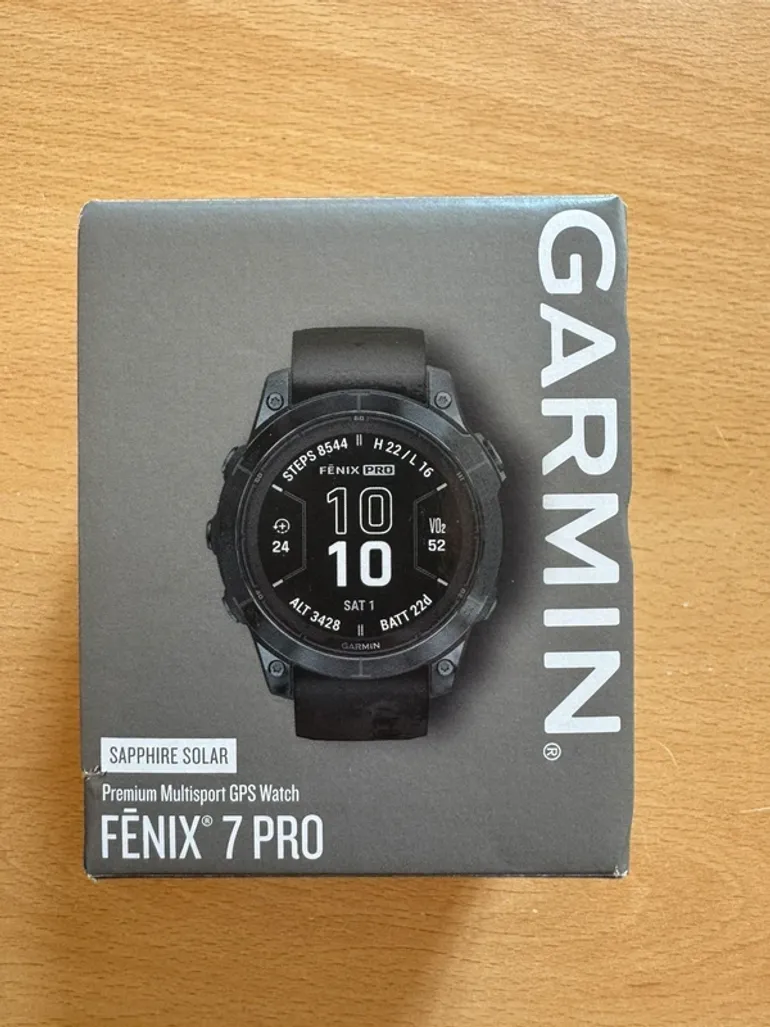 Brugt Garmin Fenix 7 Pro Sapphire Solar 2026 bike — billede 2 af 6