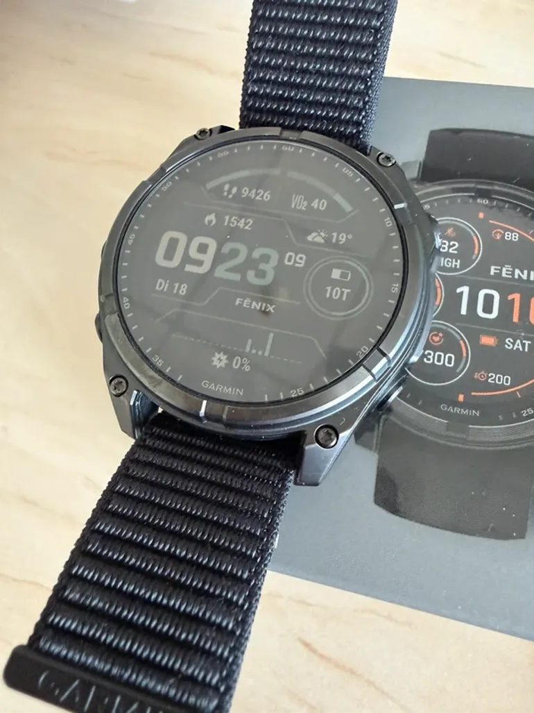 Gebrauchtes Garmin Fenix 8 Solar 47mm bike — Bild 2 von 2