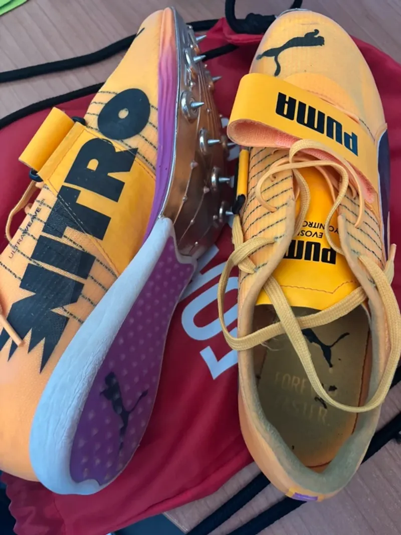 Used Puma Long Jump Running Shoes