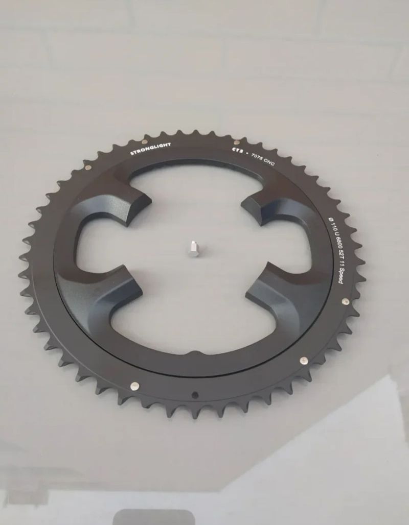 Used Stronglight Chainring for Shimano Ultegra 52T Drivetrain & Pedals