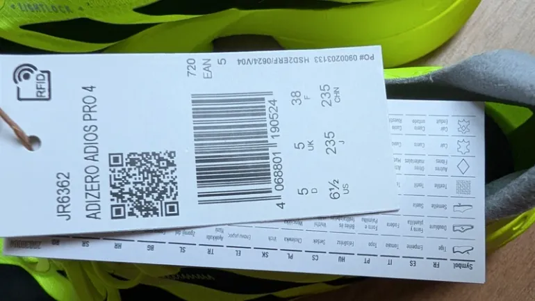 Brugt Adidas Adizero Adios Pro 4 bike — billede 3 af 4