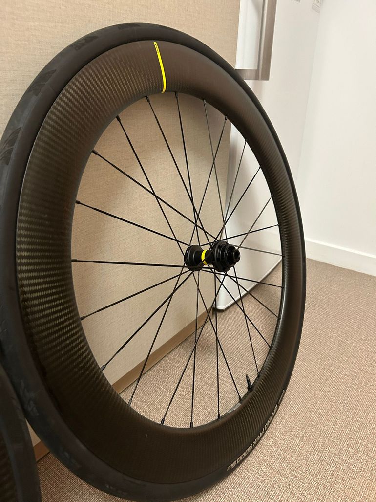 Brugt Mavic Cosmic SL 65 Disc 3K 2024 bike — billede 3 af 9