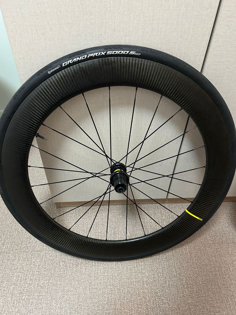 Brugt Mavic Cosmic SL 65 Disc 3K 2024 bike — billede 4 af 9