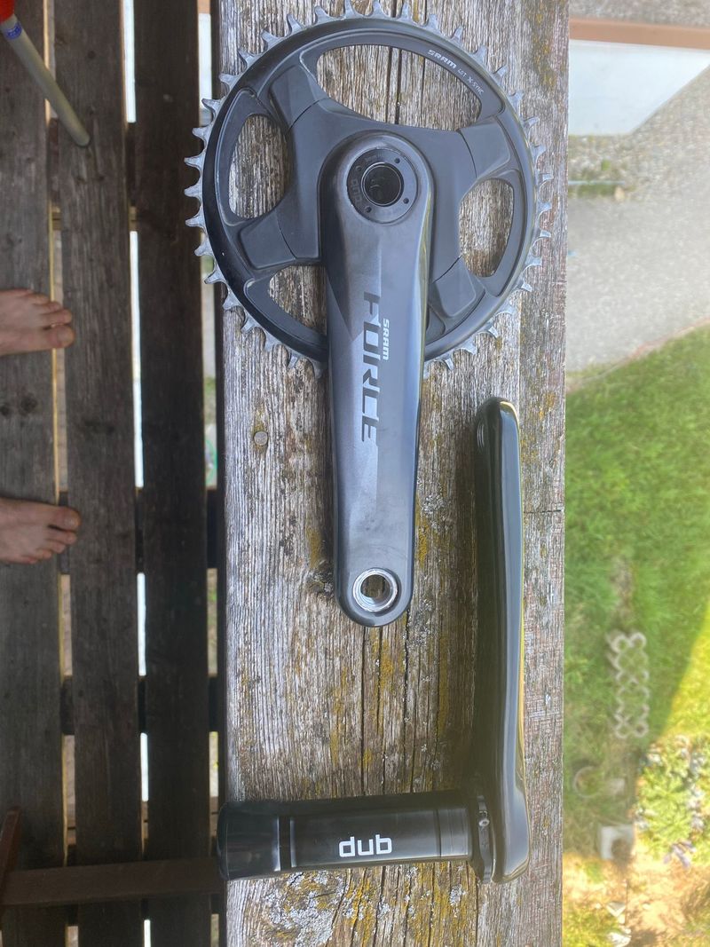 Used Sram Force AXS 2022 Drivetrain & Pedals