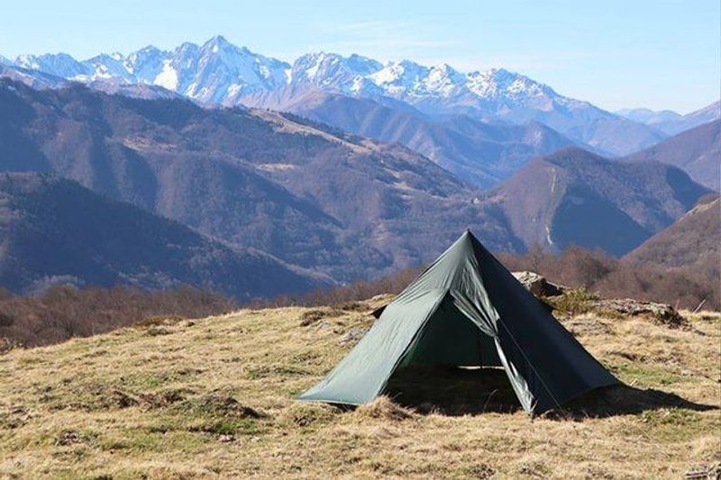 Used DD Hammocks Super Light Pyramid Tent Camping