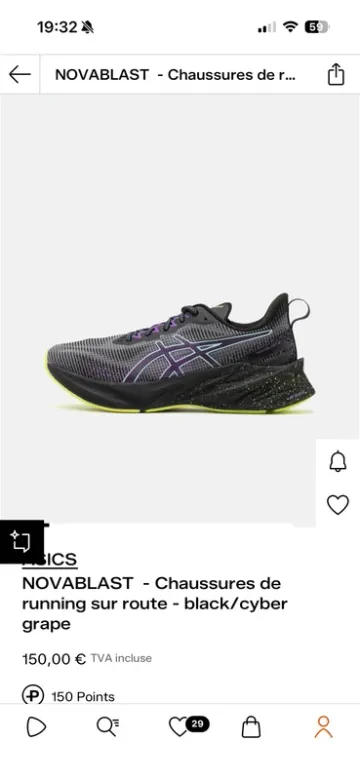 Asics Novablast 3 LE bike d'occasion — image 7 sur 7