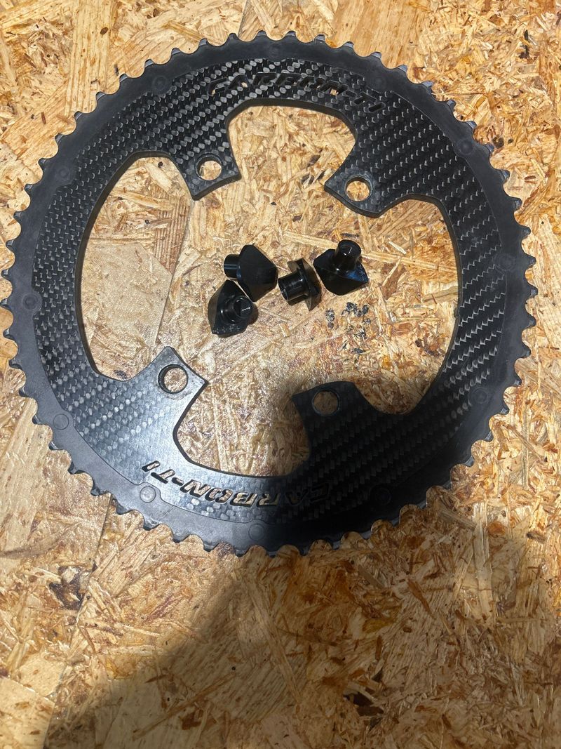 Tweedehands Carbon-Ti X-Carboring EVO Shimano Dura Ace 52/36 2024 Drivetrain & Pedals