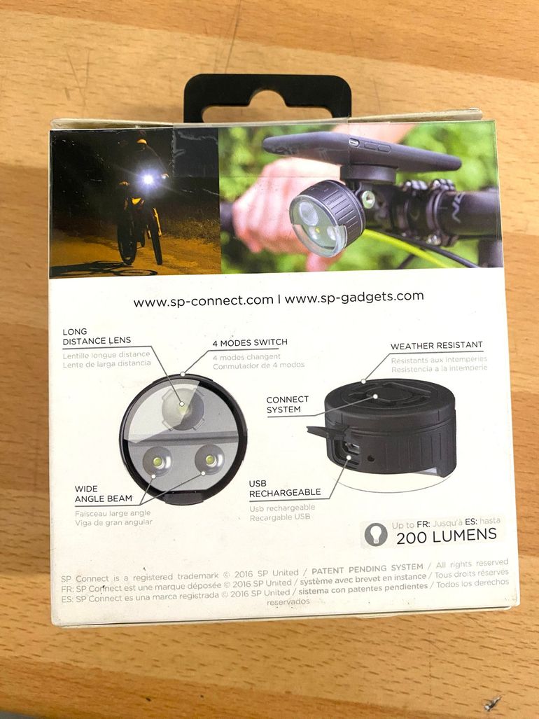 Brugt SP Gadget SP Allround Front Light bike — billede 2 af 2