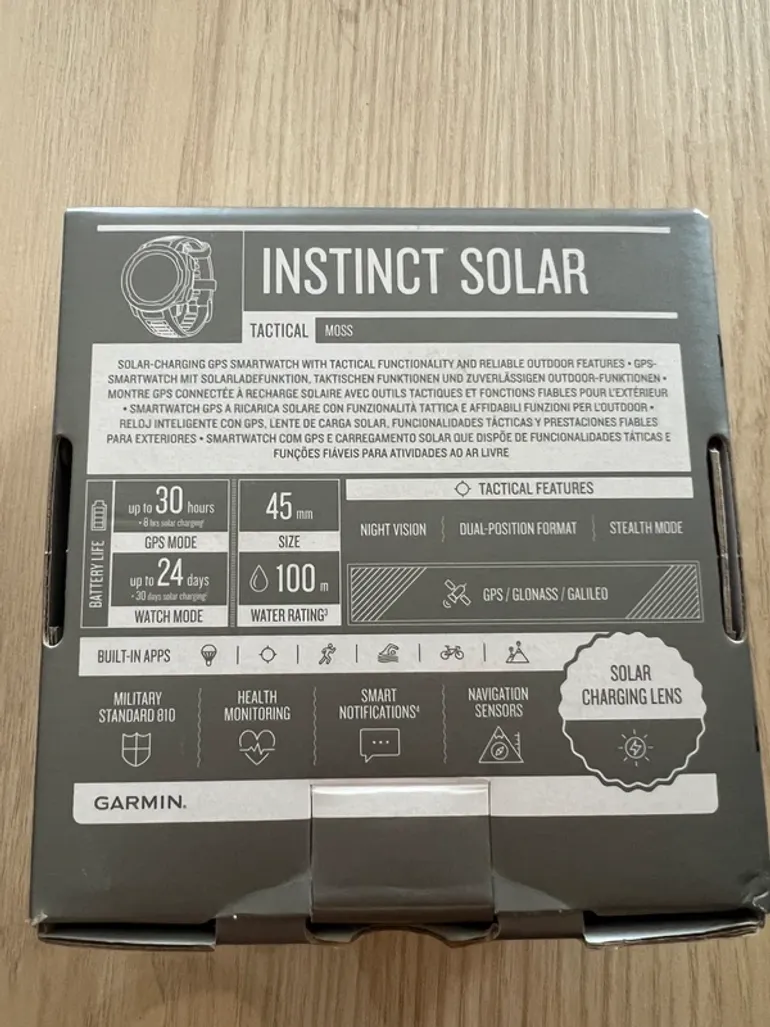 Used Garmin Instinct Solar Tactical bike — image 2 of 7