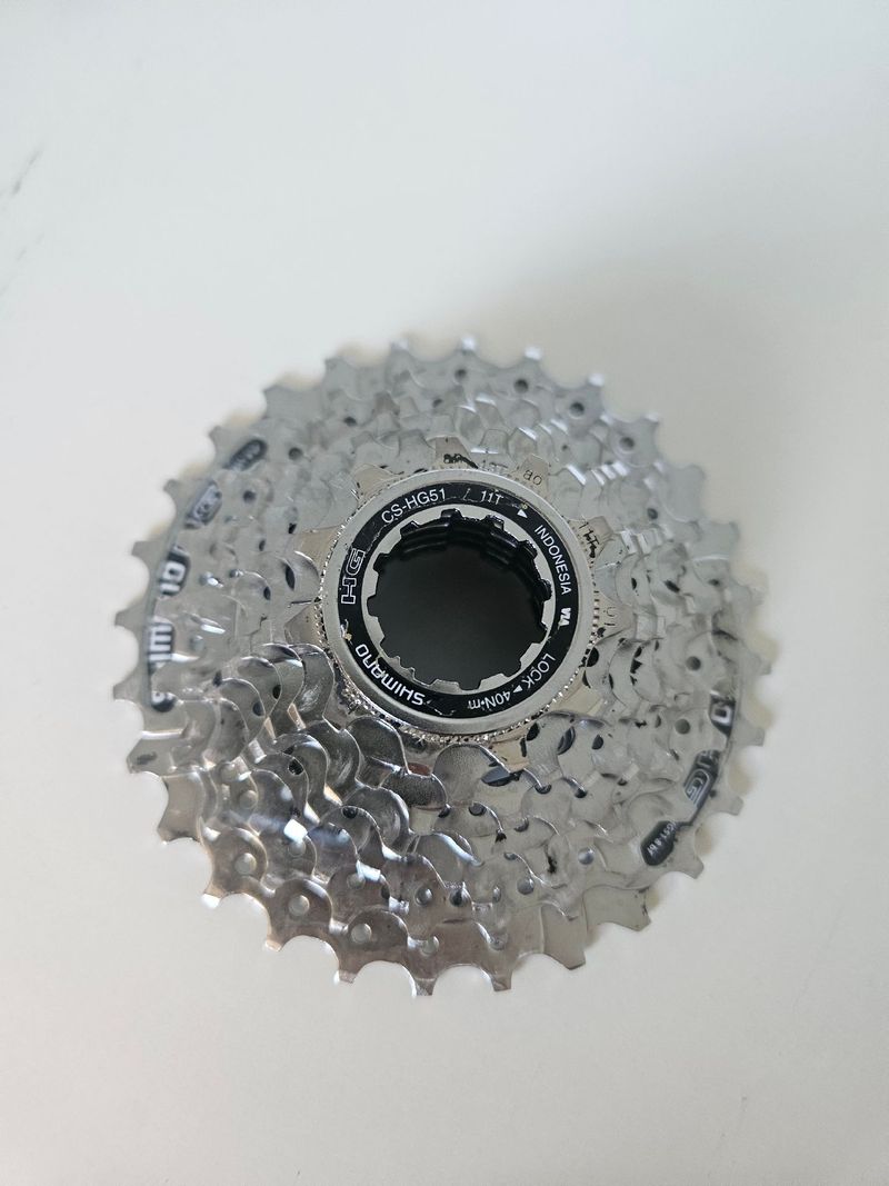 Used Shimano Alivio CS-HG51 Drivetrain & Pedals