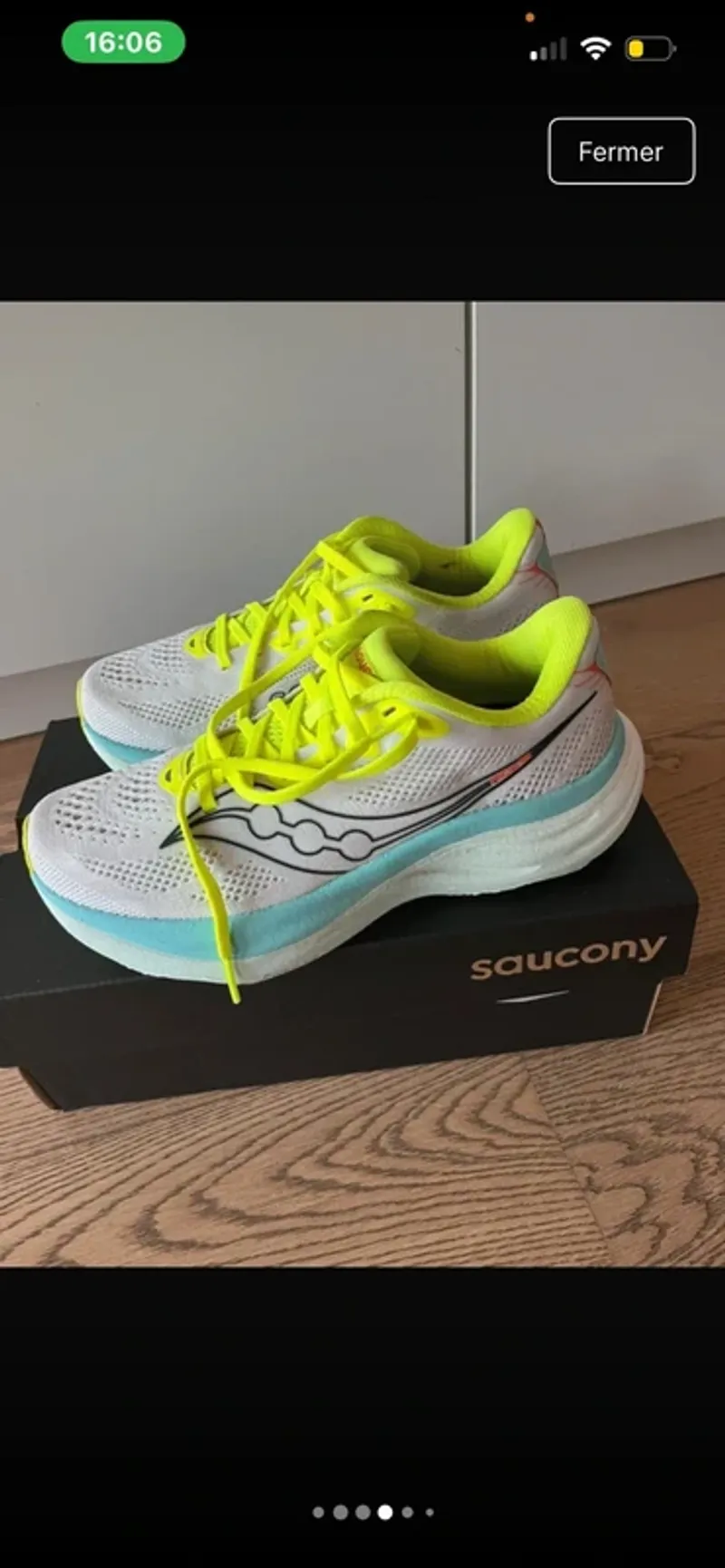 Used Saucony Ride 19 Running Shoes
