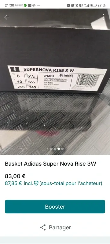 Gebrauchtes Adidas Super Nova Rise 3W bike — Bild 8 von 8