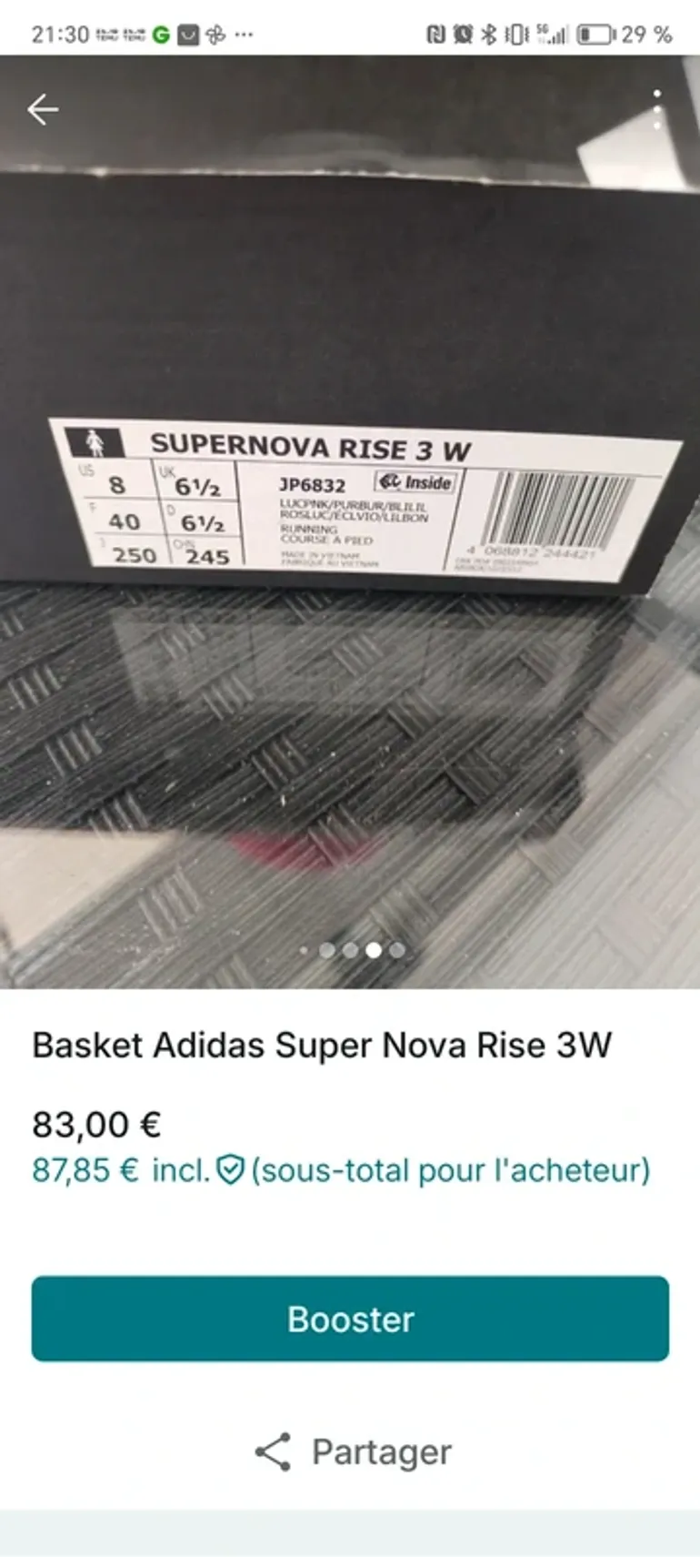 Gebrauchtes Adidas Super Nova Rise 3W bike — Bild 8 von 8