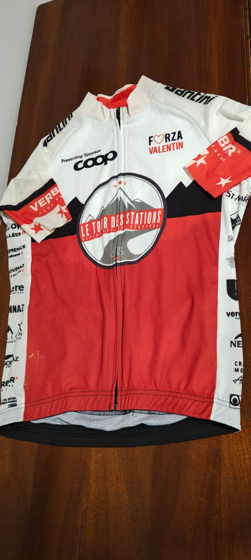 Used Santini Le Tour des Stations Jersey Cycling Clothing