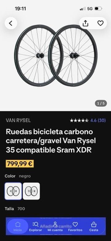 Used Van Rysel VR35 Wheelset 2026 bike — image 5 of 5